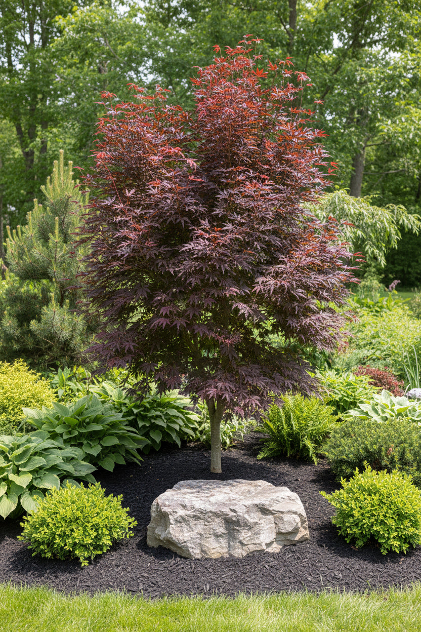 Acer Palmatum 'BloodGood' Multiple Stem