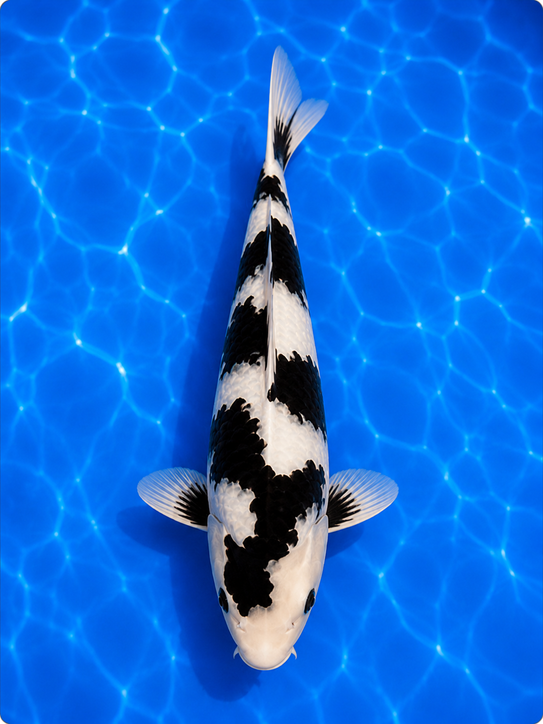 Shiro Utsuri Koi