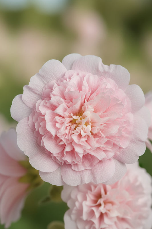 Hollyhock PEACHES 'N' DREAMS
