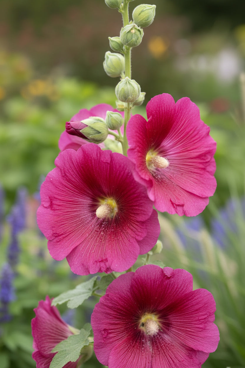 Hollyhock QUEENY PURPLE